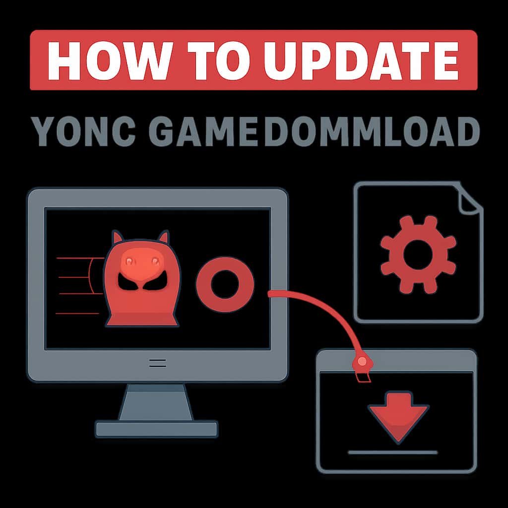 Diagram illustrating the update steps for Yono Game Download.