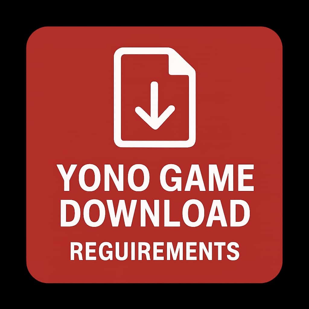 Icon representing Yono Game Download Requirements.