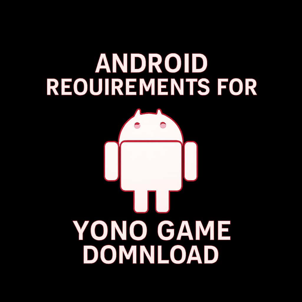 Icon representing Android Requirements for Yono Game Download.