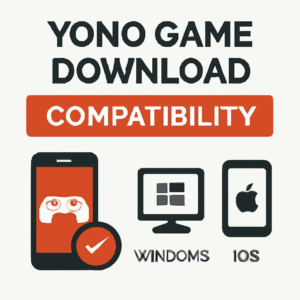 Illustration explaining Yono Game Download App Compatibility.