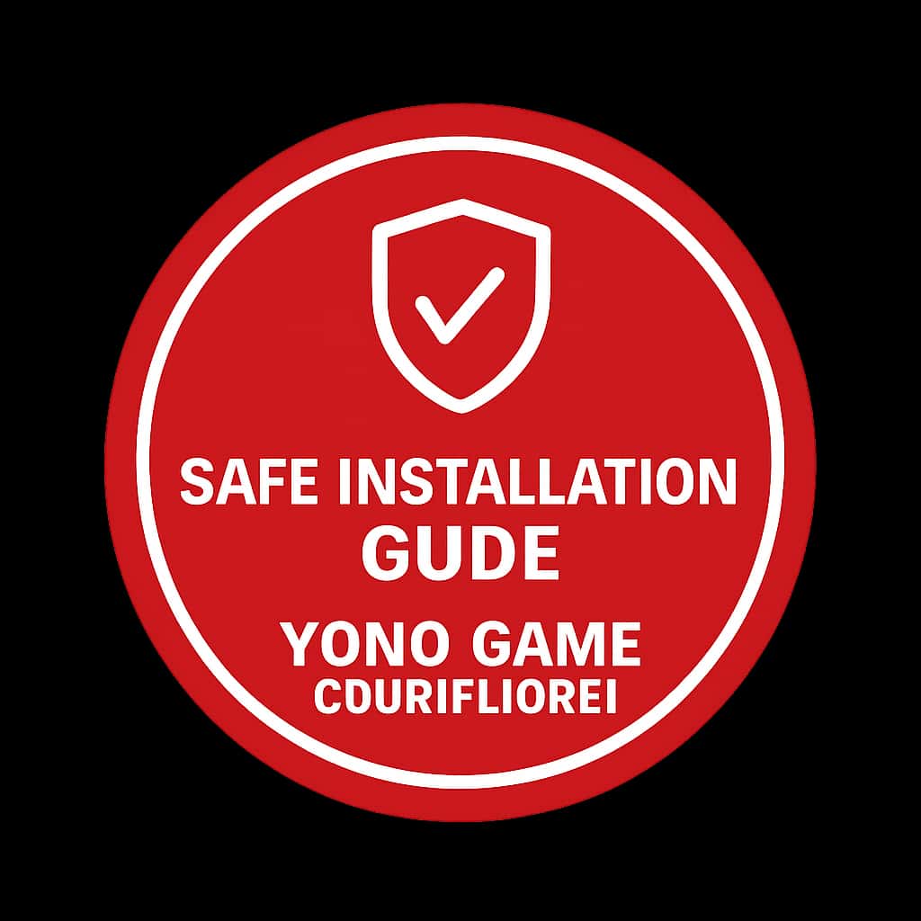 Icon representing the Safe Installation Guide for Yono Game Download.